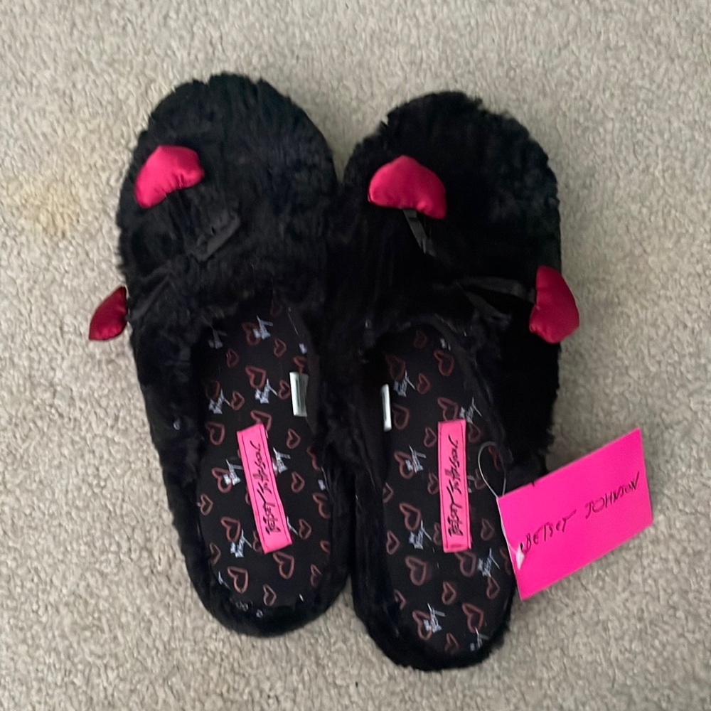 Brand New Betsey Johnson Slippers with tags